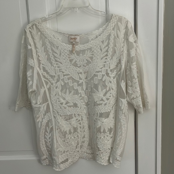 Laundry By Shelli Segal Tops - Laundry by Shelli Segal Lace Blouse